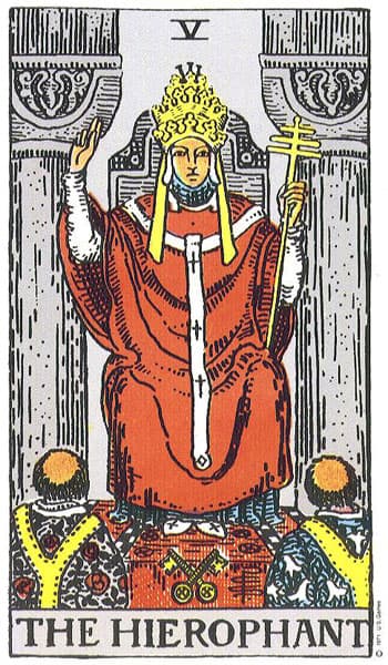 Rider-Waite-Smith - The Hierophant
