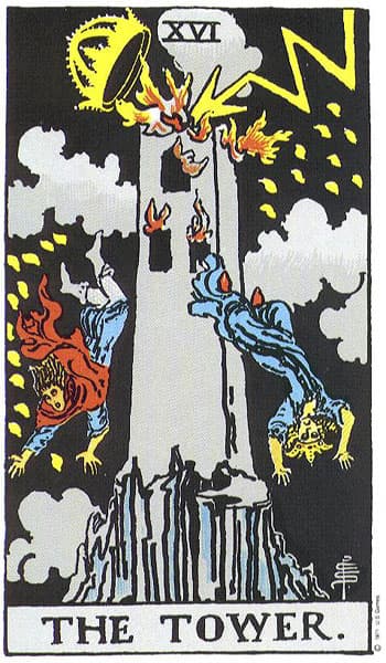 Rider-Waite-Smith - The Tower
