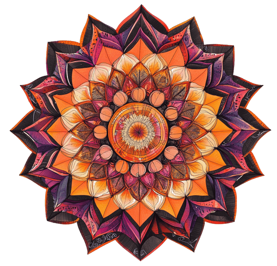 Sacred geometry mandala 4