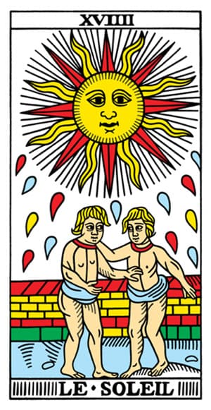 Tarot de Marseille - The Sun