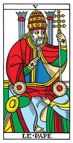 Tarot de Marseille - The Hierophant