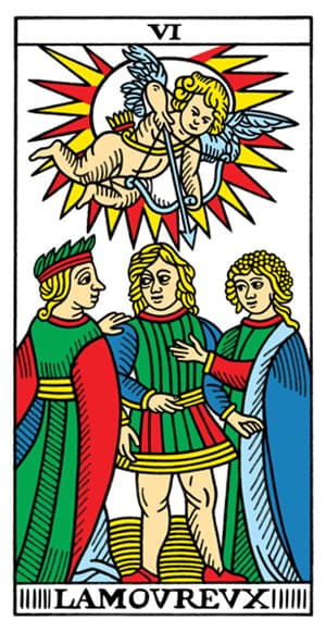 Tarot de Marseille - The Lovers