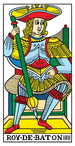 Tarot de Marseille - King of Wands