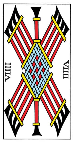 Tarot de Marseille - Nine of Wands