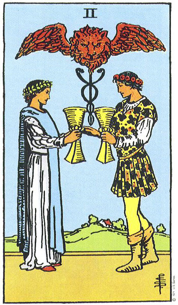 Rider-Waite-Smith - Two of Cups