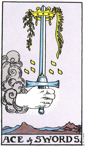Rider-Waite-Smith - Ace of Swords