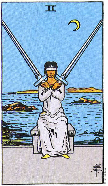 Rider-Waite-Smith - Two of Swords