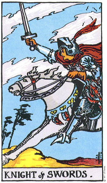 Rider-Waite-Smith - Knight of Swords