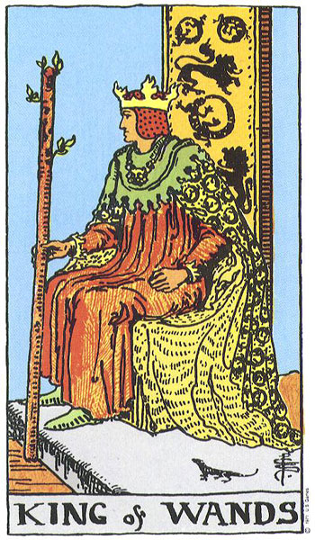 Rider-Waite-Smith - King of Wands